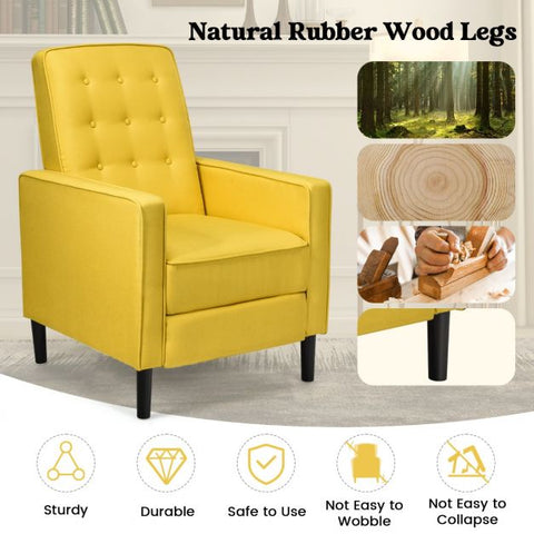 Royal Highbacked Armchair with Extendable Footrest
