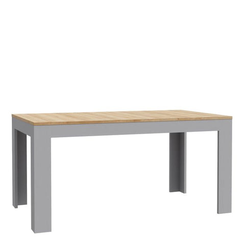 Multi-Use and Versatile Dining Table with Oak Finish and Elegant Rustic Style