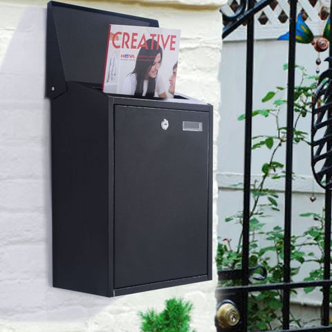 Wall Mounted Premium Steel Lockable Letter Box