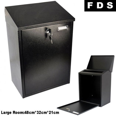 Wall Mounted Premium Steel Lockable Letter Box