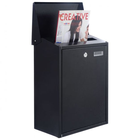 Wall Mounted Premium Steel Lockable Letter Box