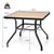 Patio 90cm Dining Table with Powder-Coated Tabletop