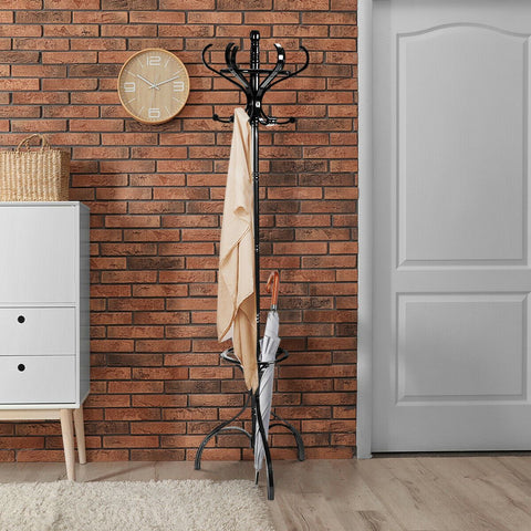 Practical Coat Rack with 360° Rotating Top and Stable Design