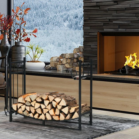 36" Wood Stacker Stand with Kindle Holders