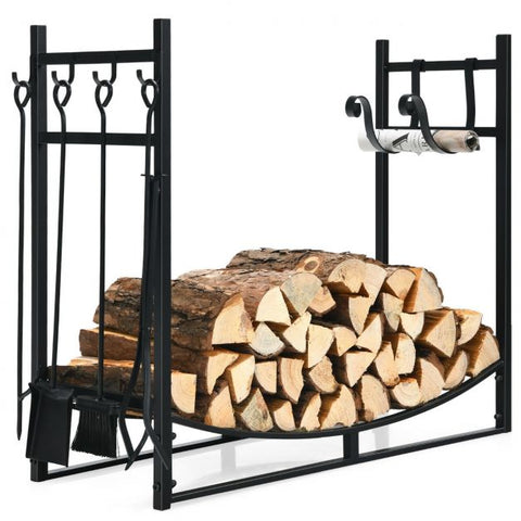 36" Wood Stacker Stand with Kindle Holders