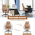 Stylish Modern Office Chair with Ergonomic Recline and Suede Fabric