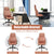 Stylish Modern Office Chair with Ergonomic Recline and Suede Fabric