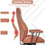 Stylish Modern Office Chair with Ergonomic Recline and Suede Fabric
