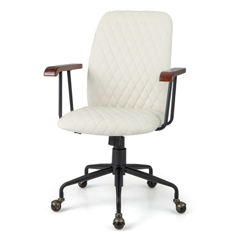 Charming Leisure Swivel Chair with Ergonomic Backrest and Flexible Rotation
