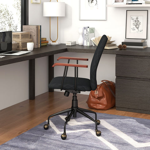 Charming Leisure Swivel Chair with Ergonomic Backrest and Flexible Rotation