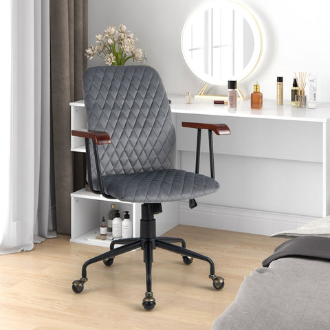 Charming Leisure Swivel Chair with Ergonomic Backrest and Flexible Rotation