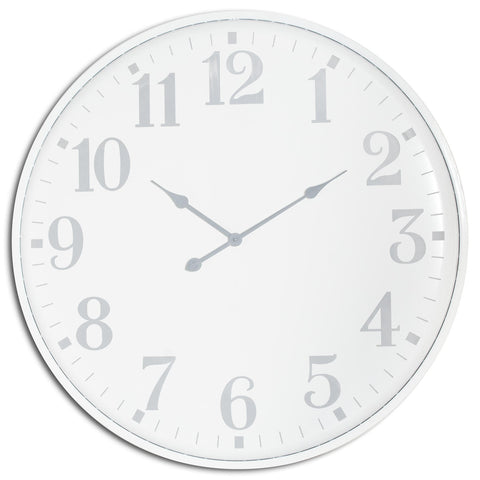 Contemporary Large Wall Clock with Creative Number Design