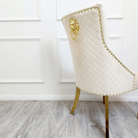 Sandhurst Dining Chair with Gold Legs
