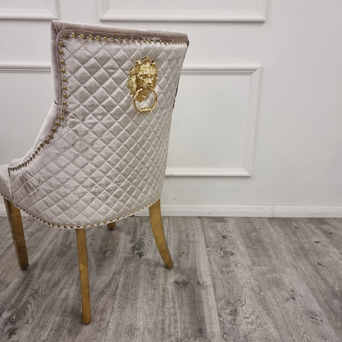 Sandhurst Dining Chair with Gold Legs