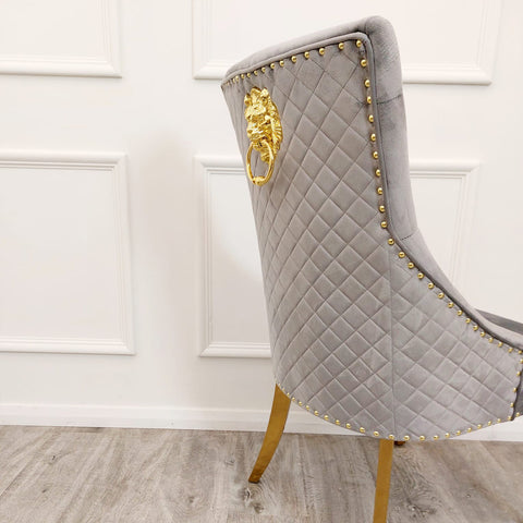 Sandhurst Dining Chair with Gold Legs