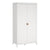 Modern and Simple Wardrobe with Striking Design and Stylish Leather Handles