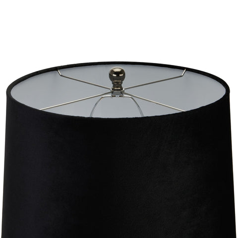 Elegant Glass Table Lamp with Dual Colour Hand Painted Glassware