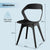 Simple Set of 2 Dining Chairs