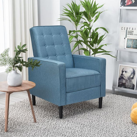 Royal Highbacked Armchair with Extendable Footrest