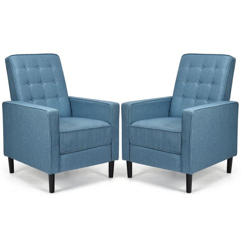 Royal Highbacked Armchair with Extendable Footrest