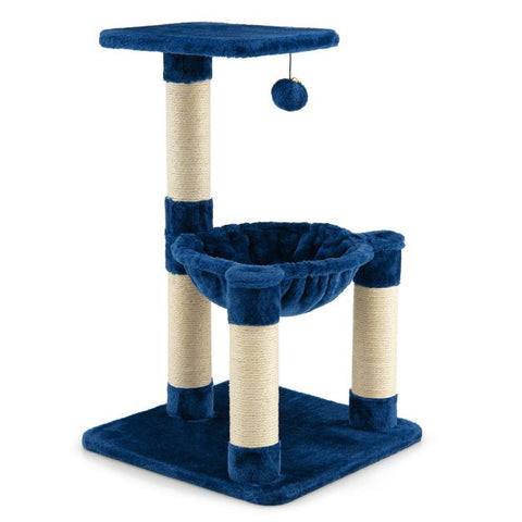 Cat Tree Tower with Multi-Level, Top Perch, and Scratching Posts