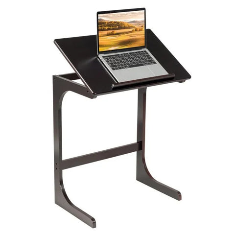Slim and Elegant C-Shaped Side table with Adjustable Table Top