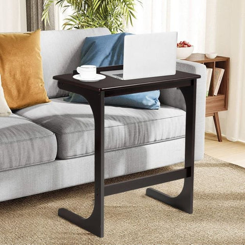 Slim and Elegant C-Shaped Side table with Adjustable Table Top