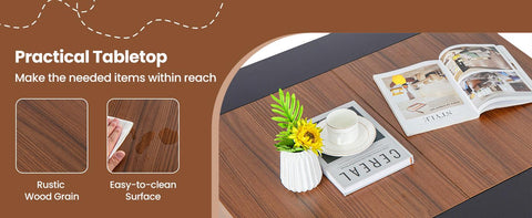 Practical and Stylish Sliding Coffee Table with Square Design and Hidden Storage