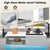 Modern and Versatile Coffee Table with 20 Selectable LED Lights and Fancy High Gloss Top