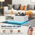 Modern and Versatile Coffee Table with 20 Selectable LED Lights and Fancy High Gloss Top