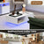 Modern and Versatile Coffee Table with 20 Selectable LED Lights and Fancy High Gloss Top