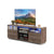 Modern and Stylish TV Stand with LED Lights and 2 Large Cabinet Doors