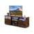 Modern and Stylish TV Stand with LED Lights and 2 Large Cabinet Doors