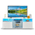 Modern and Stylish TV Stand with LED Lights and 2 Large Cabinet Doors