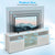 Modern and Stylish TV Stand with LED Lights and 2 Large Cabinet Doors