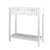 Stylish Entryway Console Table with Acacia Wood Frame and Storage Shelf