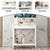 Stylish Entryway Console Table with Acacia Wood Frame and Storage Shelf