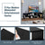 Modern and Minimalist TV Stand with Convertible Shelves and Contemporary Design
