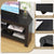 Practical and Spacious TV Stand with Multiple Storage Shelves and Power Outlets