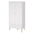 Elegant and Minimalistic Scandinavian Wardrobe with Oak Wooden Legs