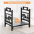 Stylish Firewood Rack with Side Handles and Adjustable Footpads