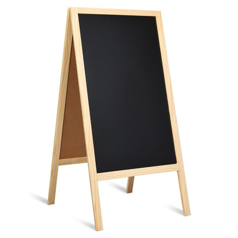 Foldable Multi-Function Double Sided Blackboard with Magnetic Surface