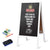 Foldable Multi-Function Double Sided Blackboard with Magnetic Surface