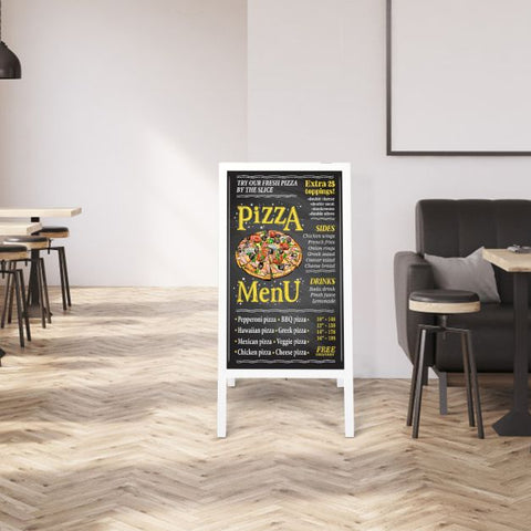 Foldable Multi-Function Double Sided Blackboard with Magnetic Surface