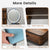 Interactive Dressing Table with Circular Mirror, Charging Station and Stool Model 2