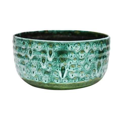 Dazzling Waterproof Planter with Glaze Finish in Emerald