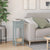 Elegant and Compact Side Table with Ample Storage and Vintage Design