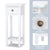 Elegant and Compact Side Table with Ample Storage and Vintage Design