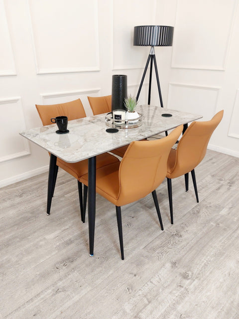 Dido Leather Dining Chair