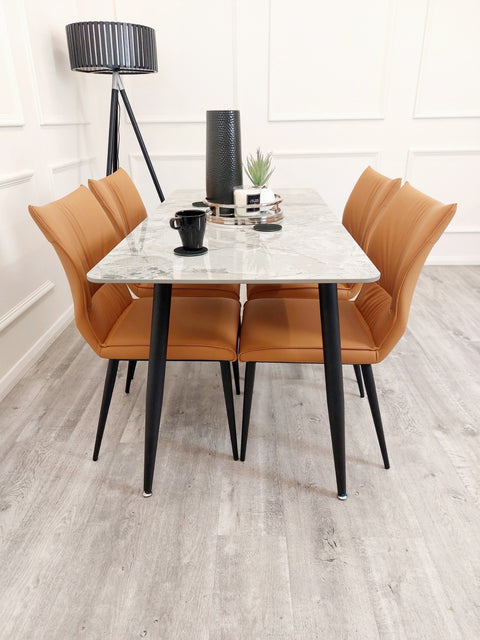 Dido Leather Dining Chair